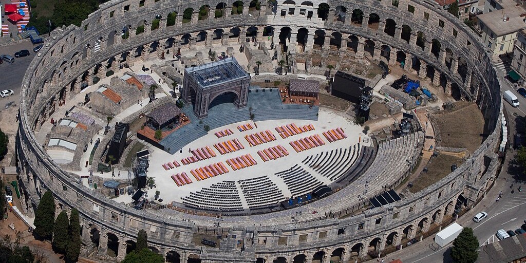 A Pula Aréna. Forrás: Wikipédia