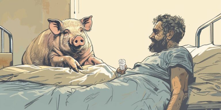 Egy disznó veséjét ültették be egy férfiba