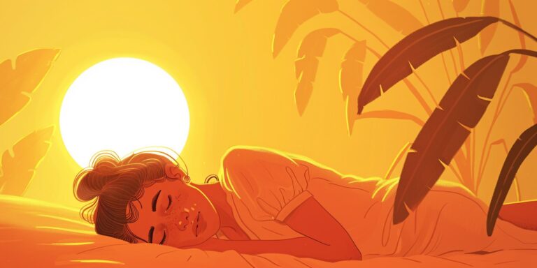 Hogyan lehet jól aludni a hőségben?