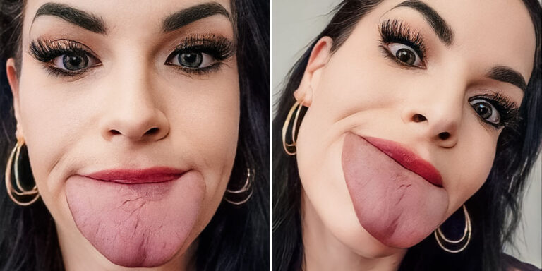 Újabb fura rekord: egy texasi nőé a világ legszélesebb női nyelve