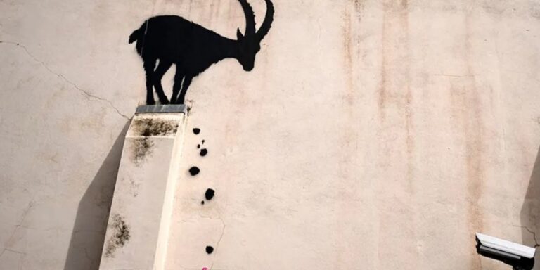 Banksy festett egy kecskét