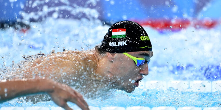Milák Kristóf aranyérmes pillangóúszásban