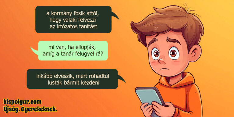 Gyerekszáj a mobiltiltásról