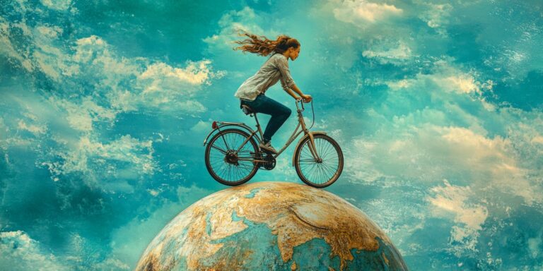 108 nap alatt körbetekerte a Földet egy nő