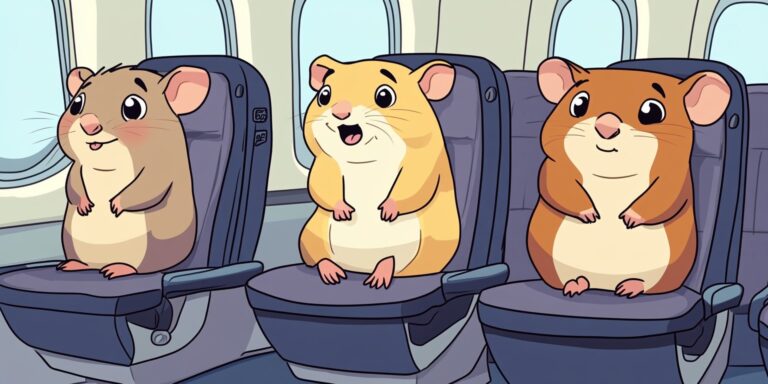 Hörcsöginvázió volt egy repülőn