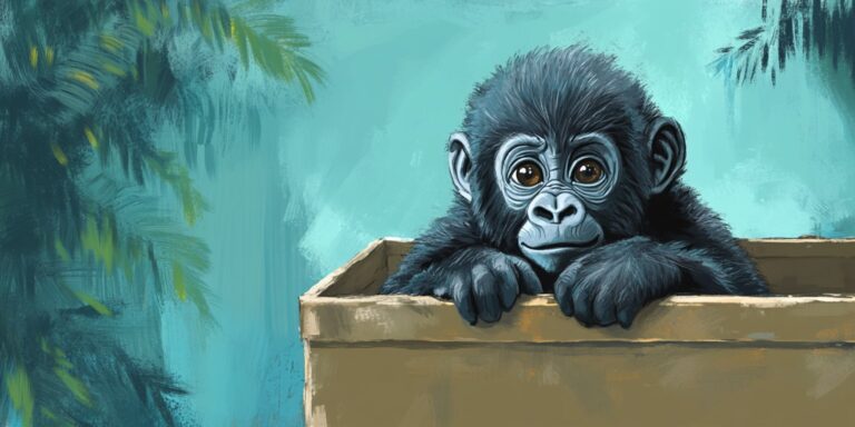 Bébigorillát találtak egy repülőn