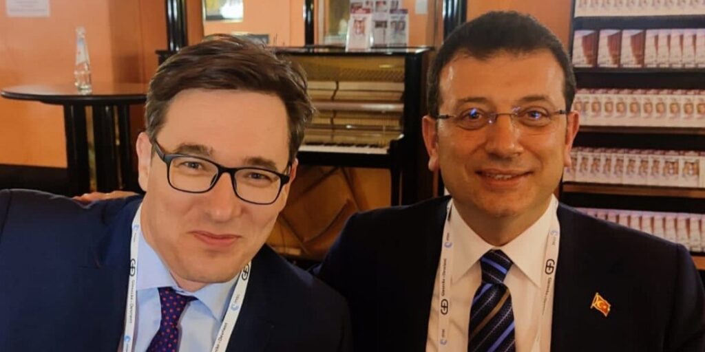 Karácsony Gergely és Ekrem İmamoğlu (Forrás: Facebook)