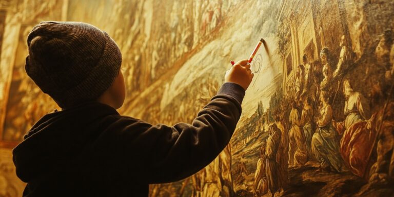 Húszmilliárd forintot érő festményt tett tönkre egy kisgyerek