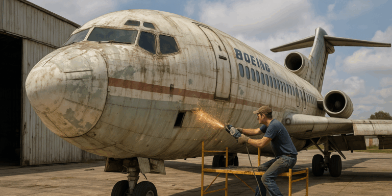 Egy testvérpár megvásárolt és felújít egy húsz éve nem használt, rozsdás repülőt  