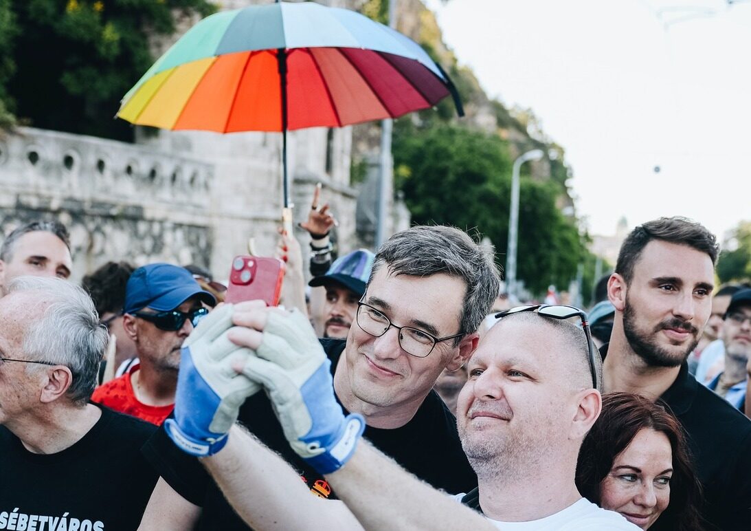 Karácsony Gergely a Pride-on. Facebook/Karácsony Gergely