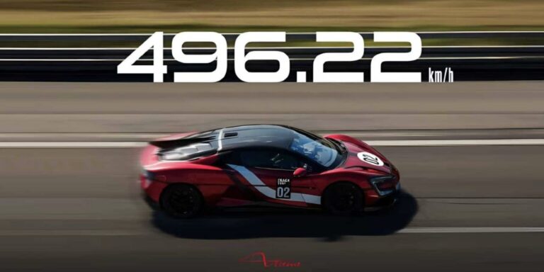 Majdnem 500-zal száguldott a világ leggyorsabb autója