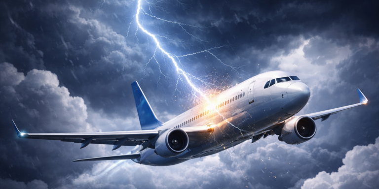Mi van, ha villám csap a repülőgépbe?
