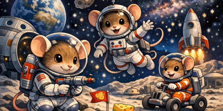 Egy űrhajós egérnek utódai születtek