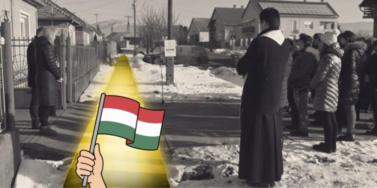 Megáldottak egy csík járdát Rátkán, senki sem lehet Leukoplastina – híradó