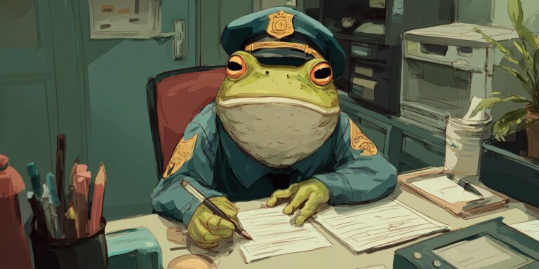 Békává változott egy rendőr az Egyesült Államokban