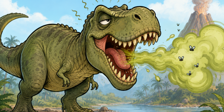 Milyen szagú volt a T. rex lehelete?