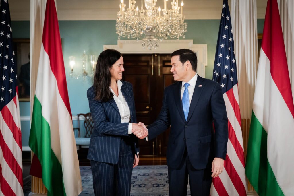 Orbán Anita és Marco Rubio Washingtonban. Forrás: Facebook